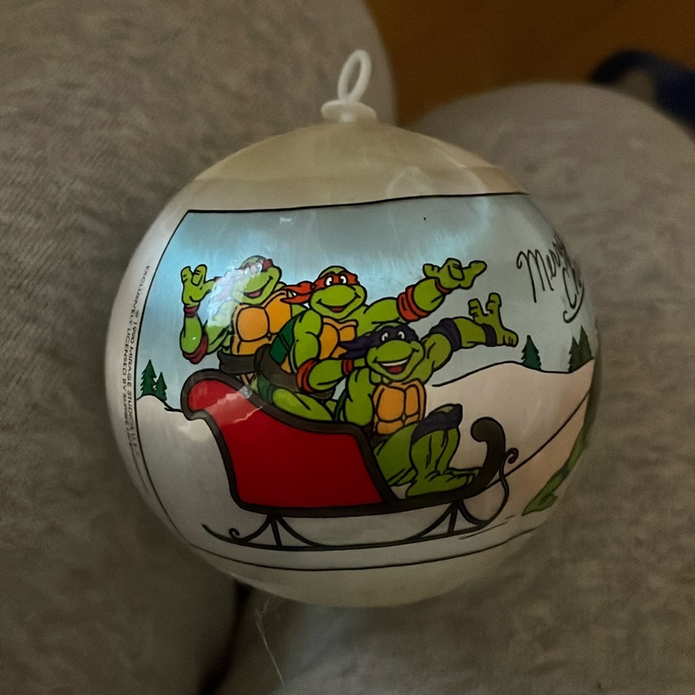 Vintage Ninga Turtle Christmas ornament